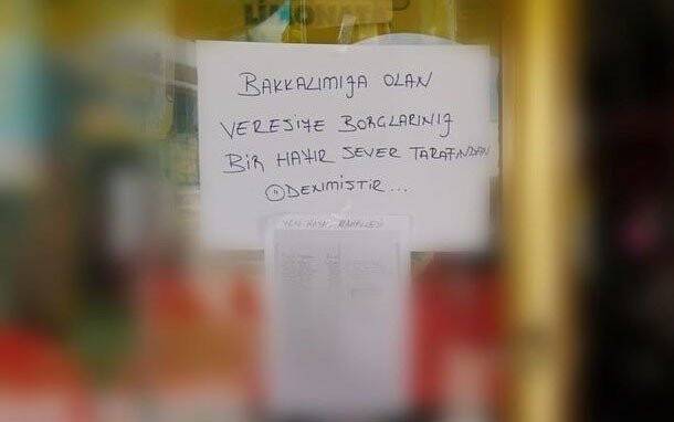 Gizemli hayırsever bu sefer 85 bin lira ödedi