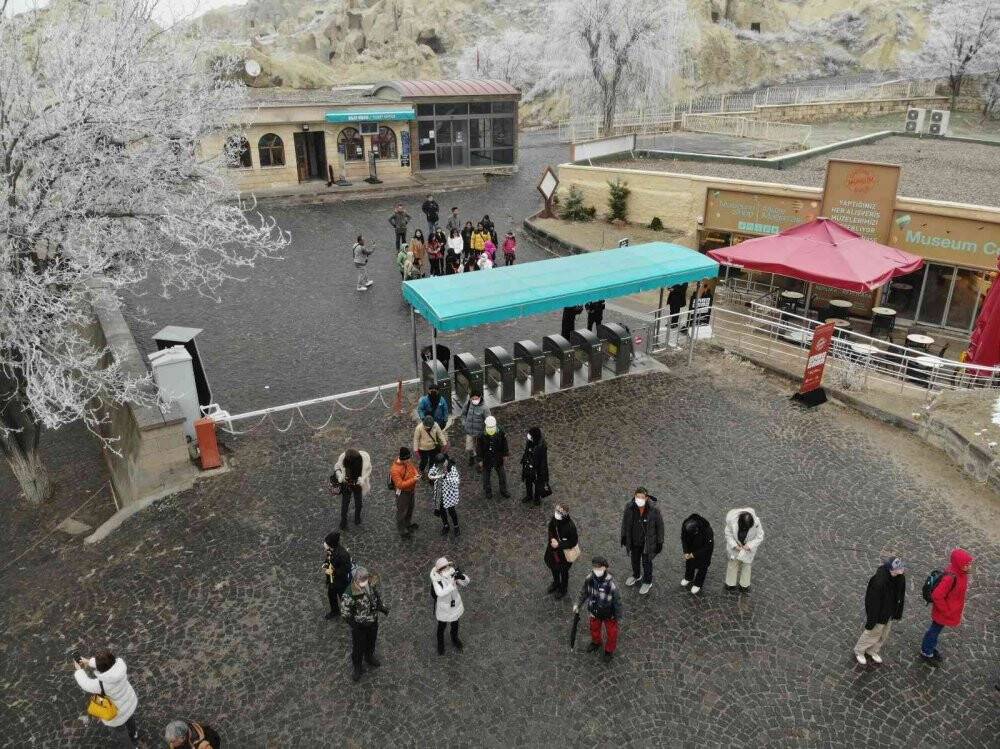 Kapadokya’da sis hakim