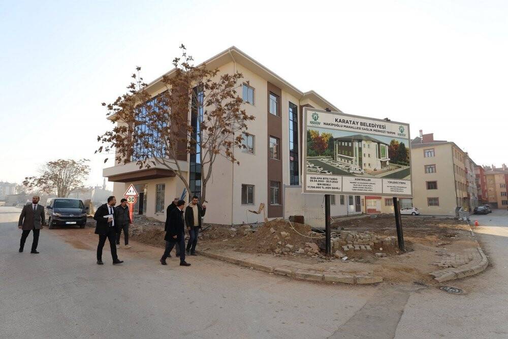 Nakipoğlu Sağlık Merkezi'nin inşaat çalışmaları tamamlanıyor