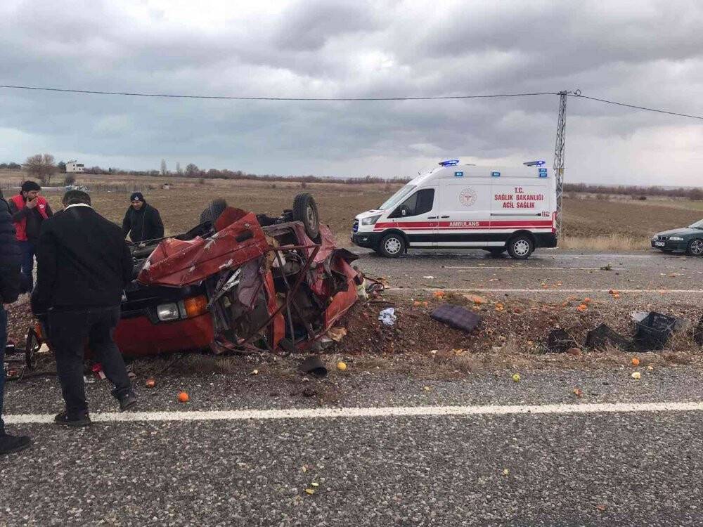 Konya’da 3 ayrı trafik kazasında 5 kişi yaralandı