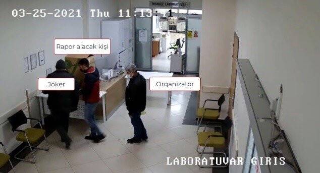 Jokerli sahte rapor çetesinin  görüntüleri ortaya çıktı