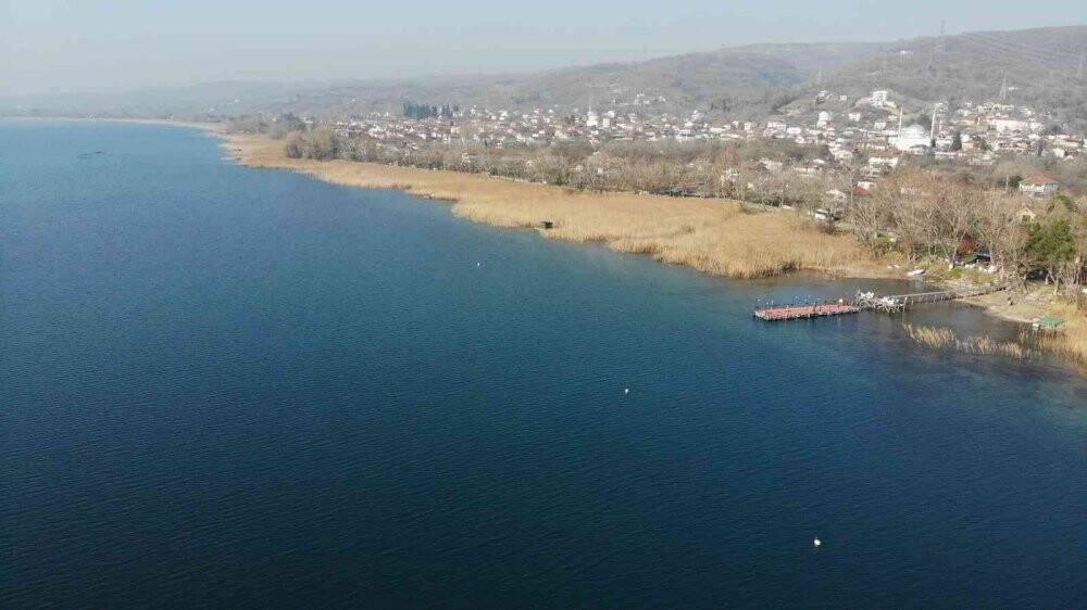 Sapanca Gölü 40 metre çekildi