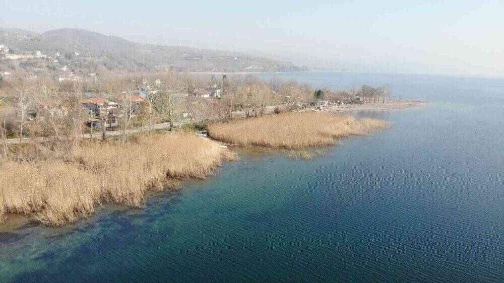 Sapanca Gölü 40 metre çekildi