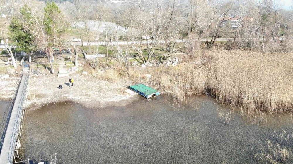 Sapanca Gölü 40 metre çekildi