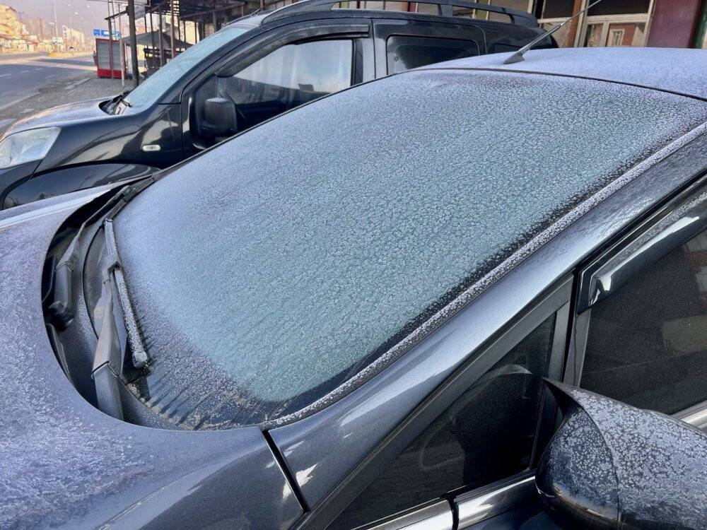 Ağrı'da don var, kar yok