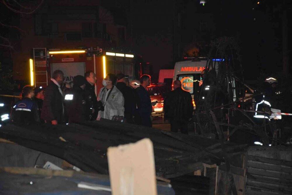 Kocaeli'de doğal gaz patlamasının yaşandığı  anlar güvenlik kamerasında