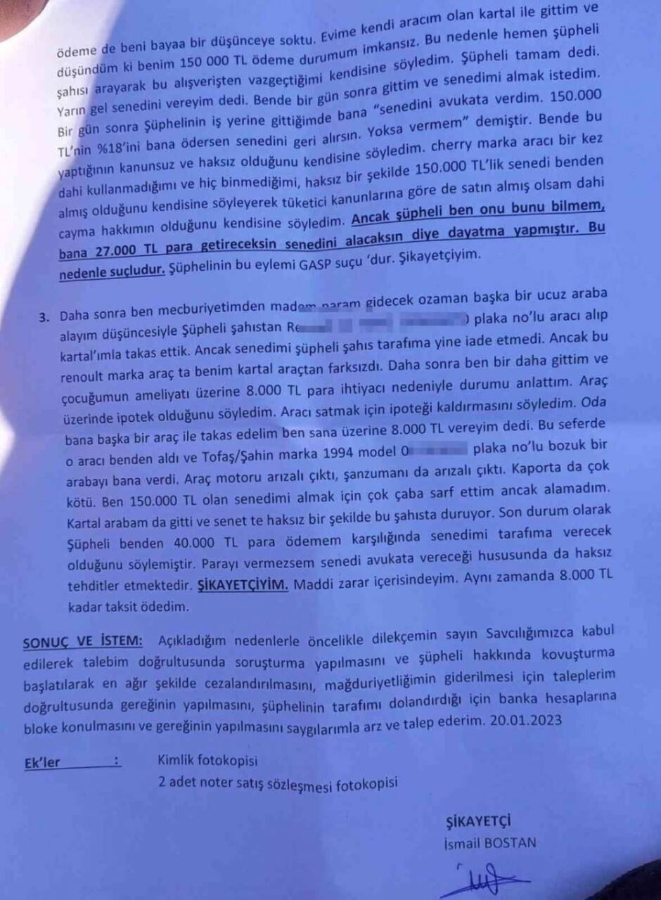 Kas hastası oğlu için yeni otomobil almak istedi, hayatı alt üst oldu