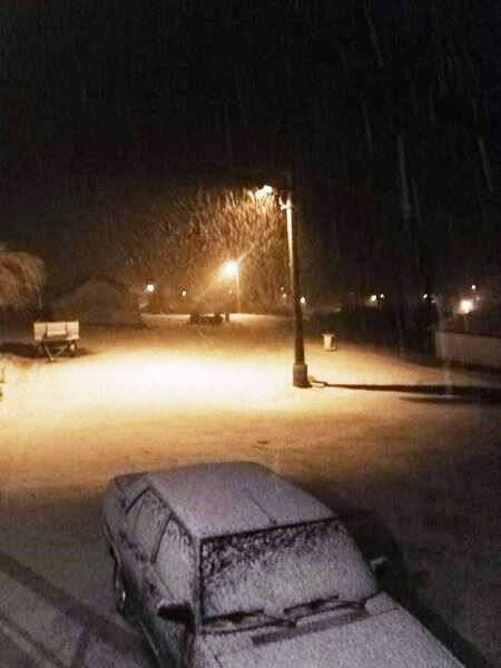 Konya'nın o ilçesinde yüksek kesimlere kar yağdı