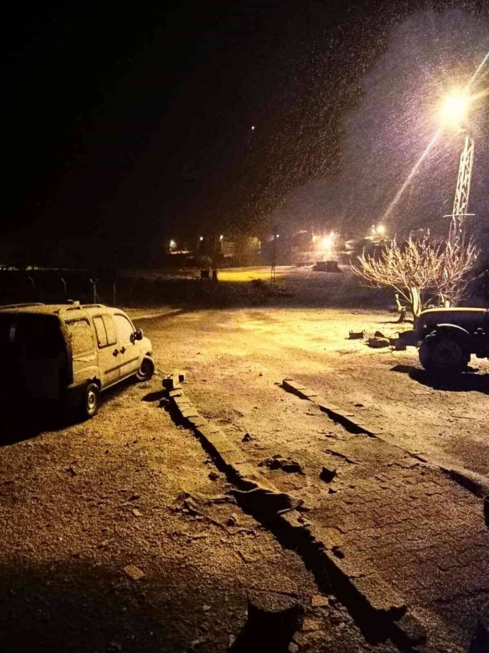 Konya'nın o ilçesinde yüksek kesimlere kar yağdı