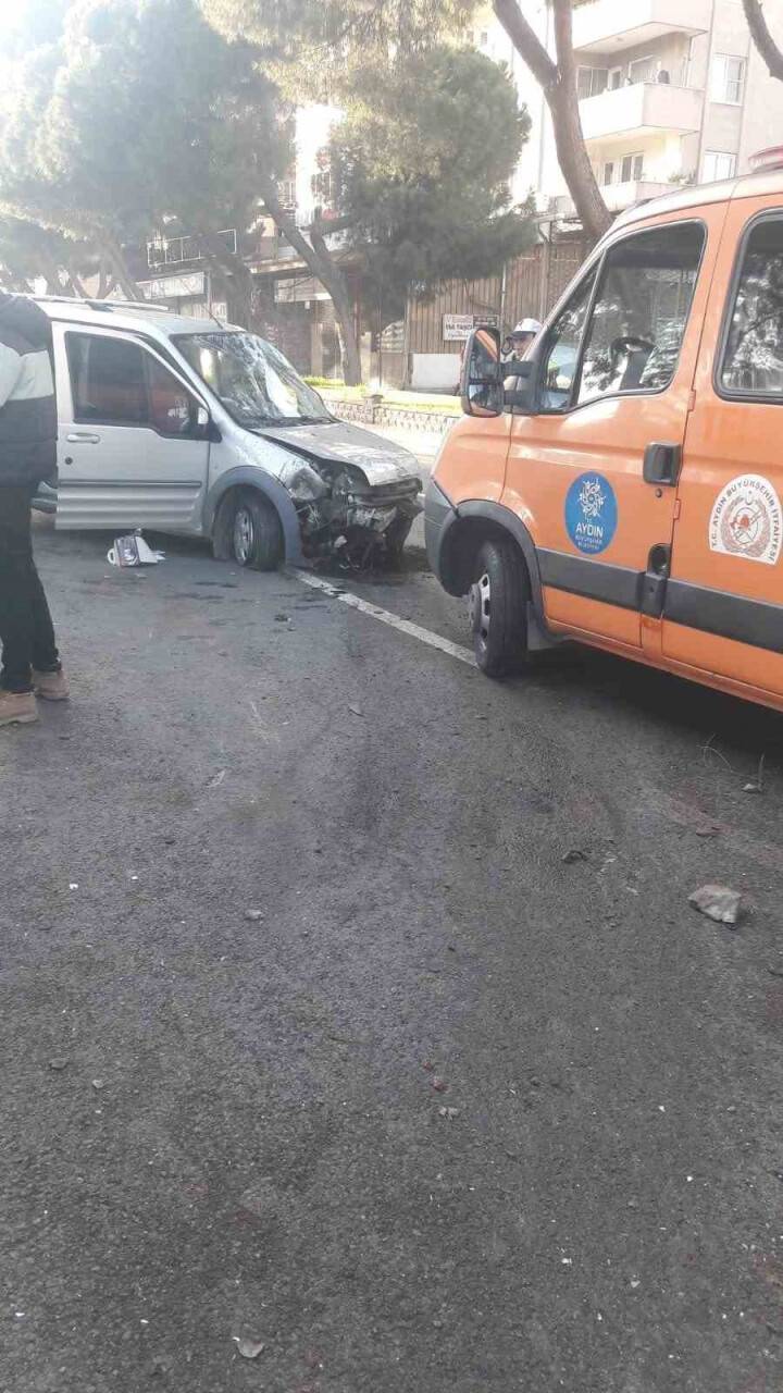 Kontrolden çıkan araç takla attı: 3 yaralı