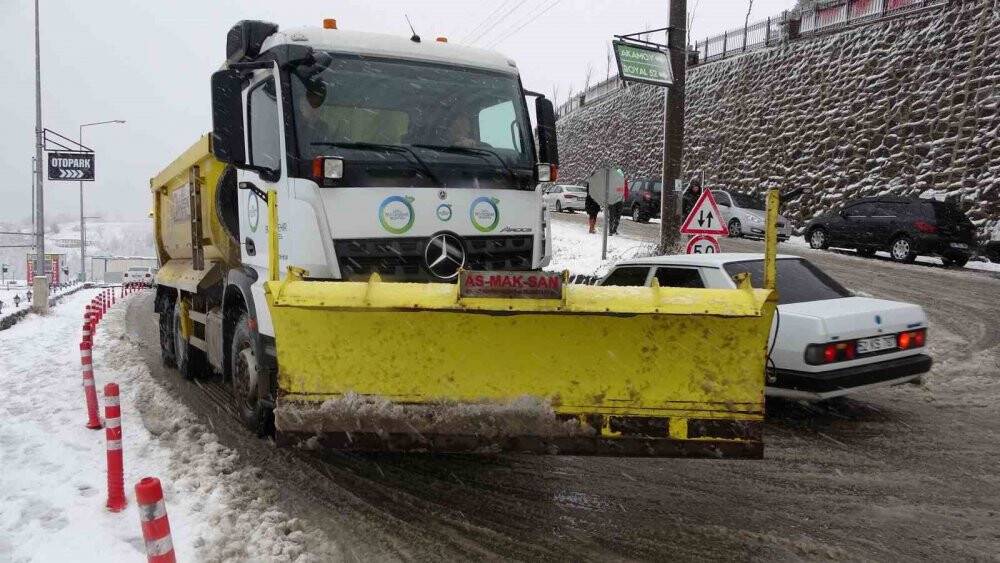Ordu’da kar güzelliği