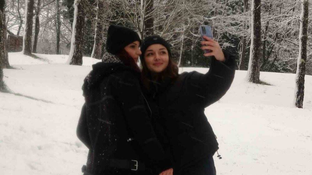 Ordu’da kar güzelliği