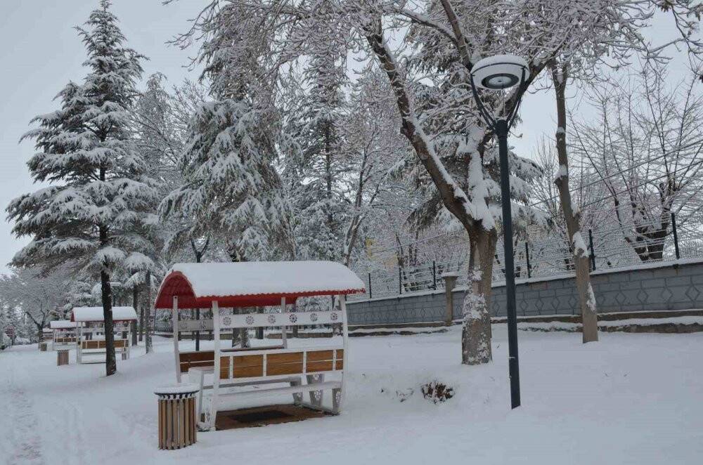 Kar, Karaman'ı beyaza bürüdü