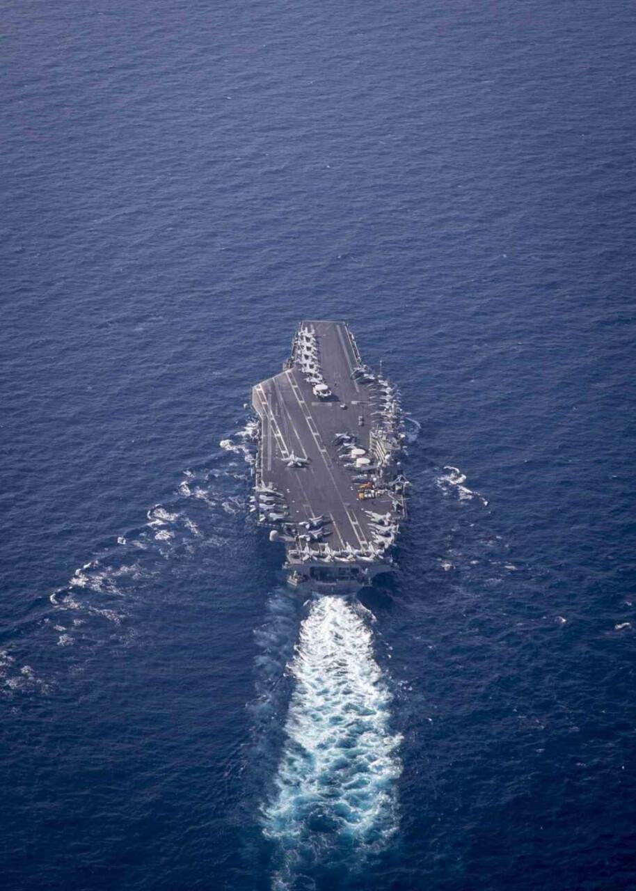 ABD Donanması’na bağlı USS George HW Bush uçak gemisi Türkiye’ye doğru yola çıktı