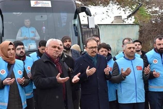 Dualarla yola çıktılar, din görevlileri yola çıktı