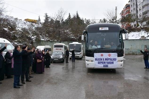 Dualarla yola çıktılar, din görevlileri yola çıktı