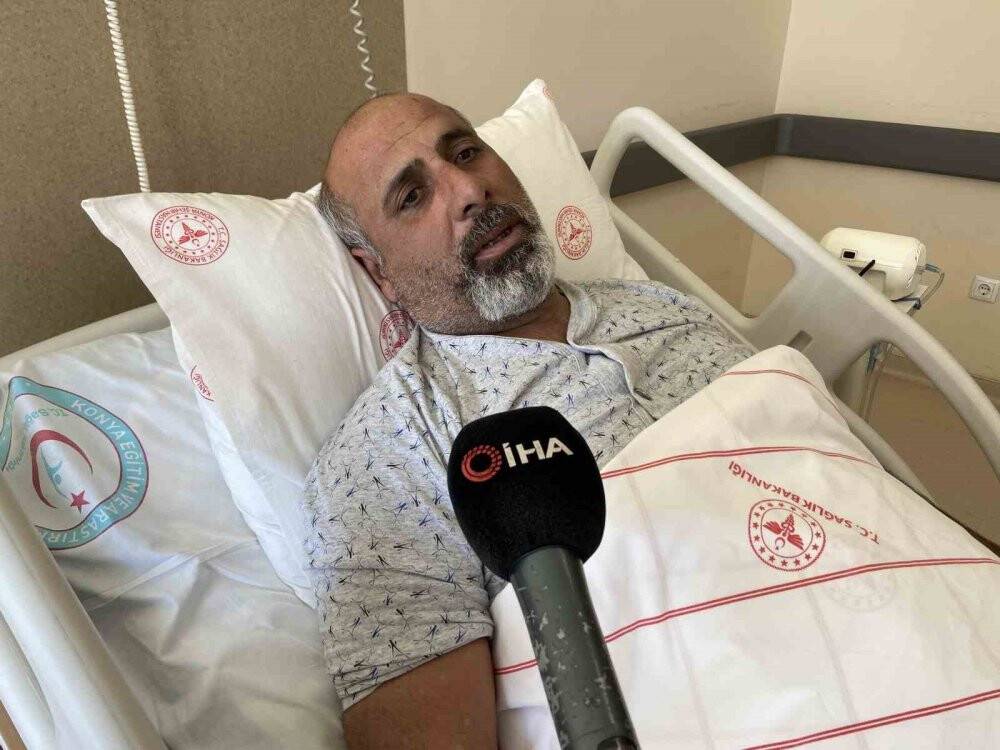 Hataylı depremzede Konya'da tedavi görüyor