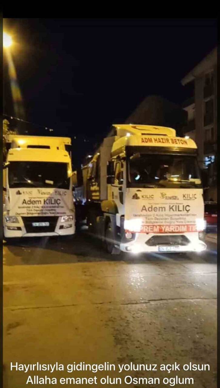 Marketlerini depremzedeler için boşalttı