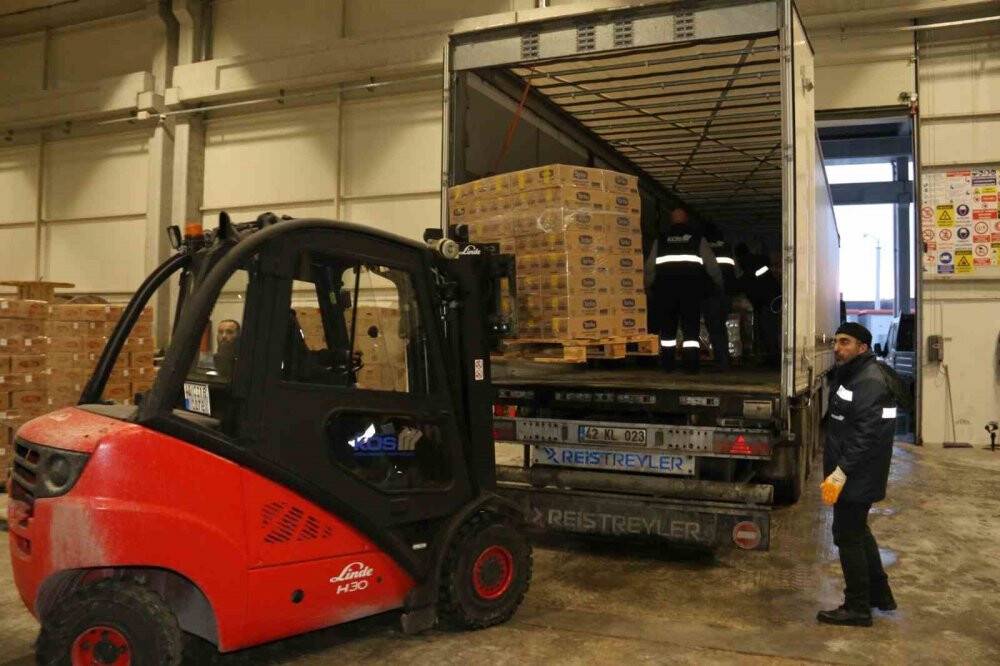 Konya Organize Sanayi Bölgesi'nden yardım seferberliği