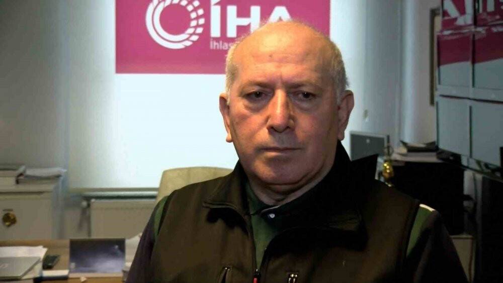 Bir çiziği bile olmadan yan yatan bina