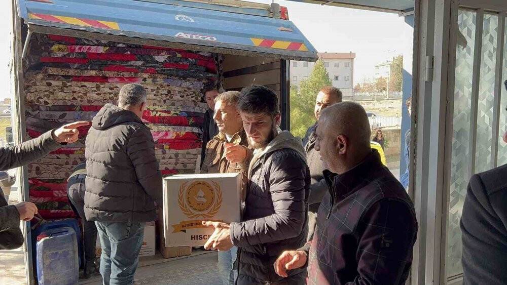 IKYB'den depremzedelere yardımlar gelmeye devam ediyor