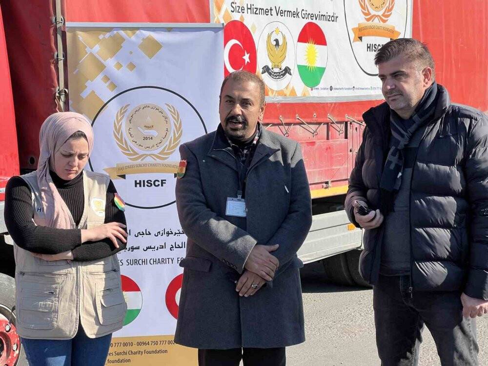 IKYB'den depremzedelere yardımlar gelmeye devam ediyor