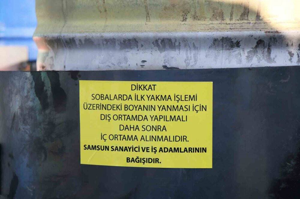 Variller depremzedeler için soba oluyor
