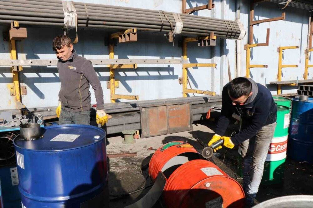 Variller depremzedeler için soba oluyor