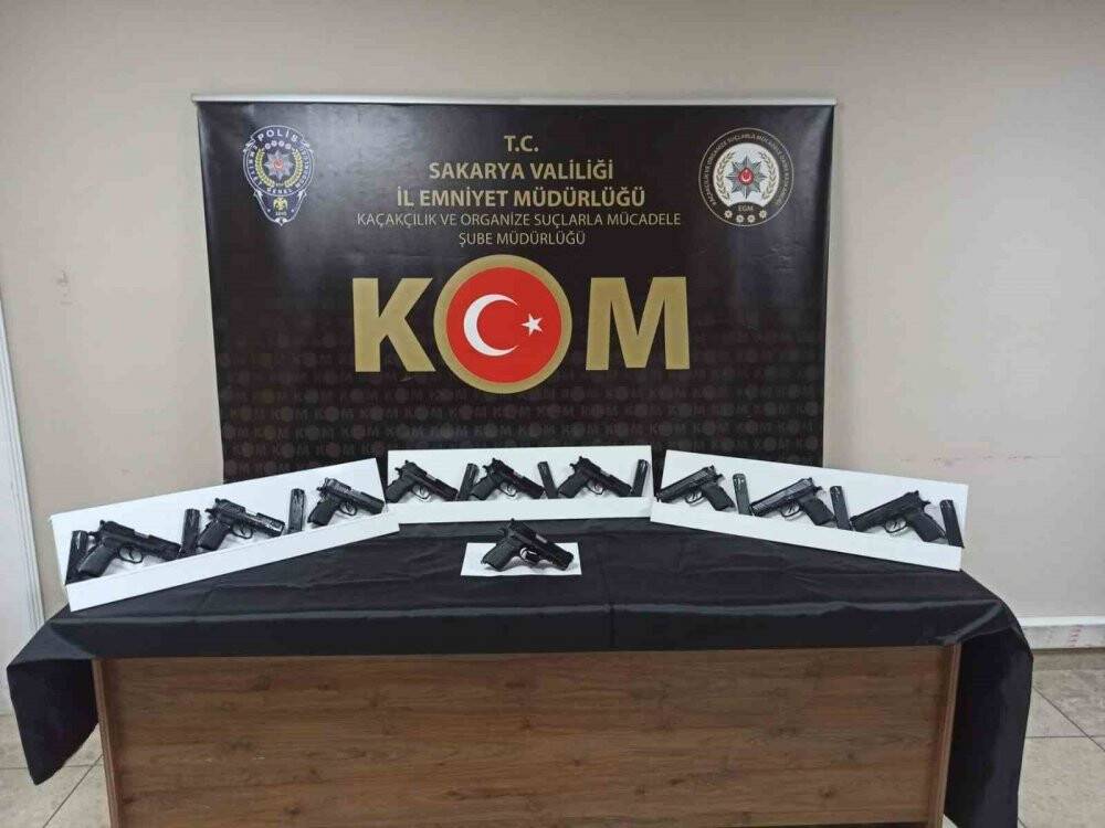 Silah kaçakçılarına operasyon: 9 gözaltı