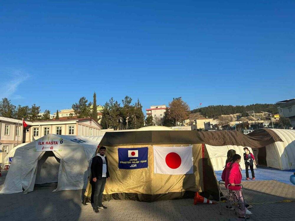 Japon doktorlardan Gaziantep’e sahra hastanesi kurdu