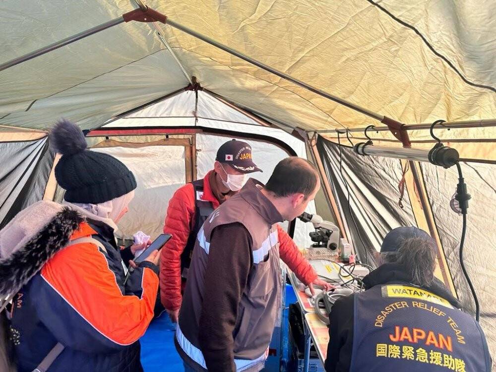 Japon doktorlardan Gaziantep’e sahra hastanesi kurdu