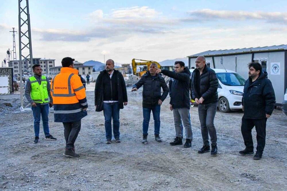 Konyaspor Konteyner Kenti Nurdağ'nda kuruluyor