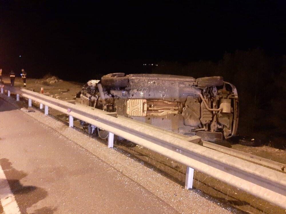 Siirt’te otomobil şarampole yuvarlandı: 5 yaralı