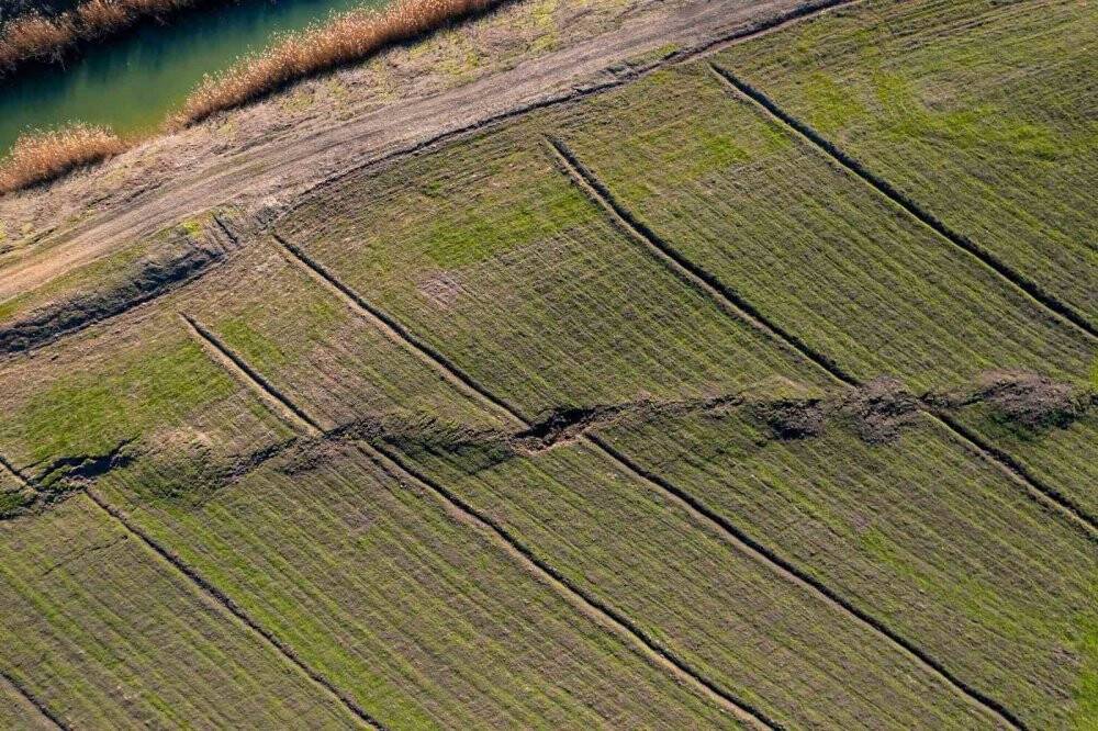 Kahramanmaraş’ta fay tarlaları ikiye böldü