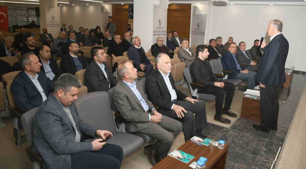 Başkan Büyükeğen: Hatay'a göndereceğimiz konteynerlerin önemli bir kısmı Konya OSB'mizde