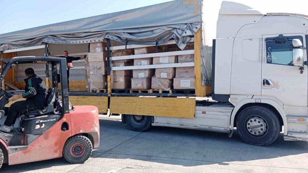 KONEV öncülüğüyle Japonya’dan gönderilen yardımlar Hatay’a ulaştı