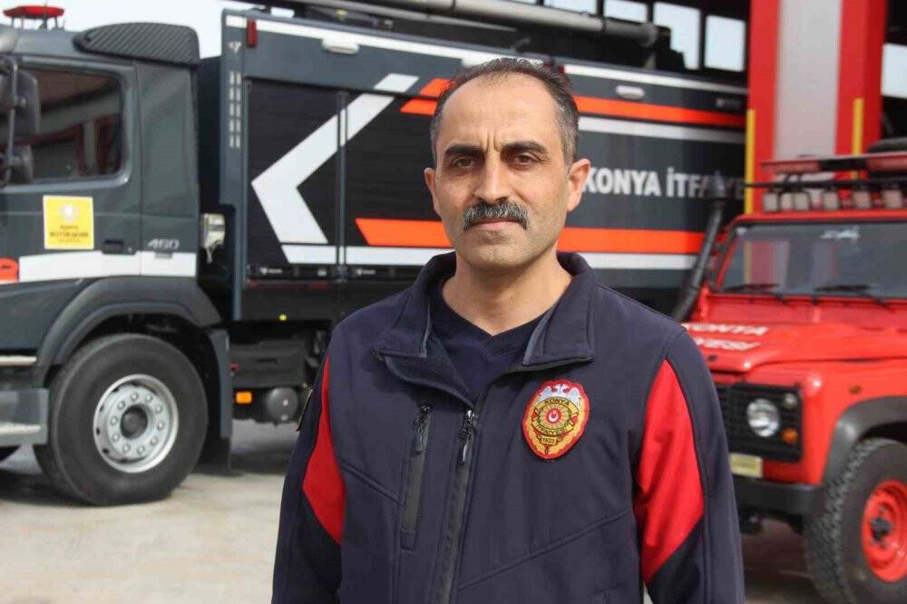 Konya İtfaiyesi Küçük Elif'i  kurtarmaya çalışırken 4 kişiyi daha canlı çıkardı