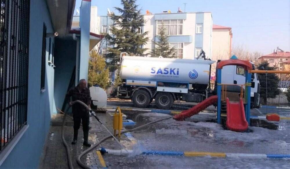 SASKİ ekipleri Elbistan’ın banyo ve tuvalet sorununu çözüyor