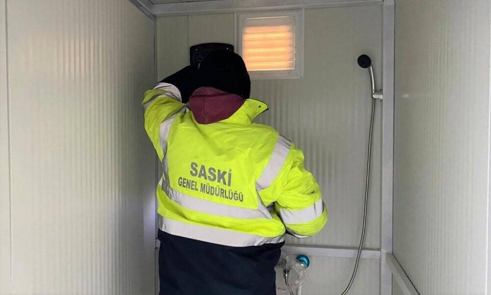 SASKİ ekipleri Elbistan’ın banyo ve tuvalet sorununu çözüyor