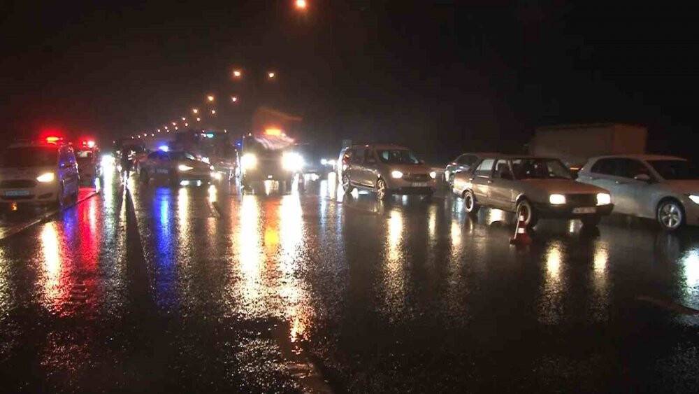 Bariyer otomobile ok gibi saplandı