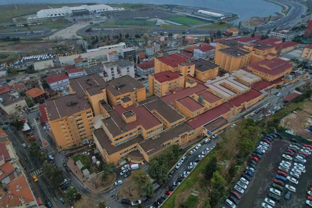 Büyük kısmı kapatılmıştı, havadan görüntülendi