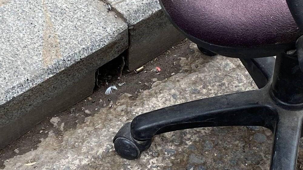 Lokanta çıkışı vuruldu