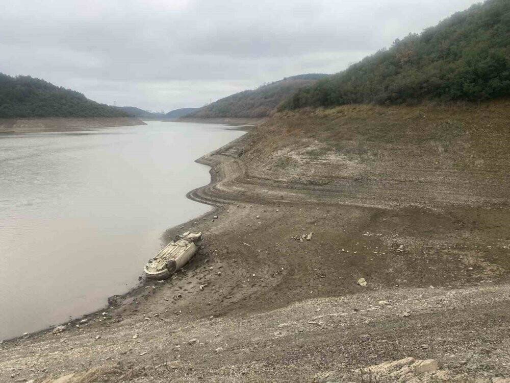 Su seviyesi azalınca ortaya çıktı