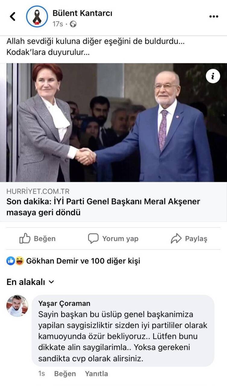 CHP’li belediye başkanından Akşener’e yaptığı benzetme olay oldu!