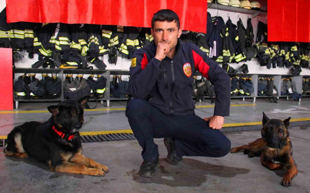 Konya İtfaiyesi'nin eğittiği arama kurtarma köpekleri 18 kişinin hayatına dokundu