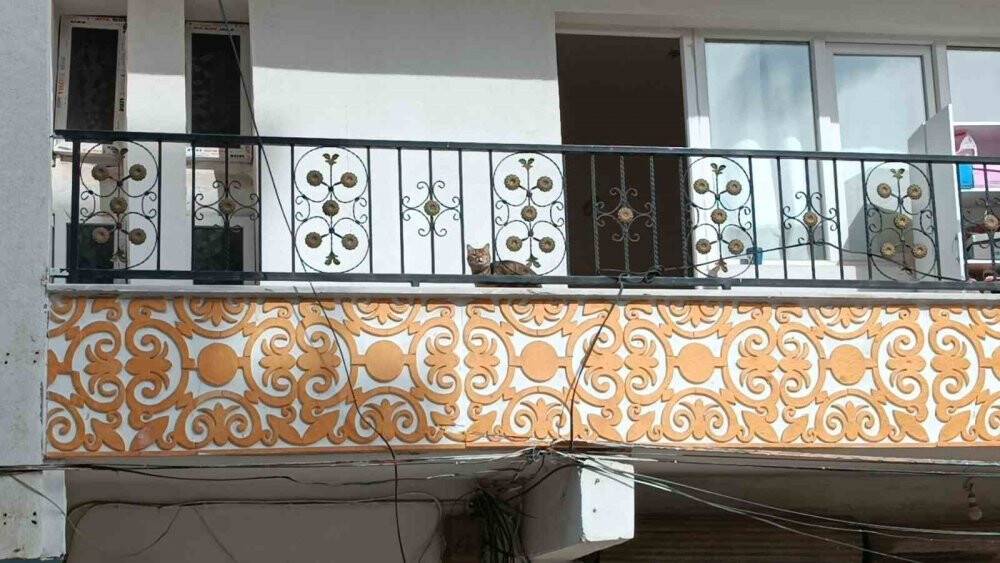 Hasarlı binadan kurtarılacaktı, atlayarak kaçtı