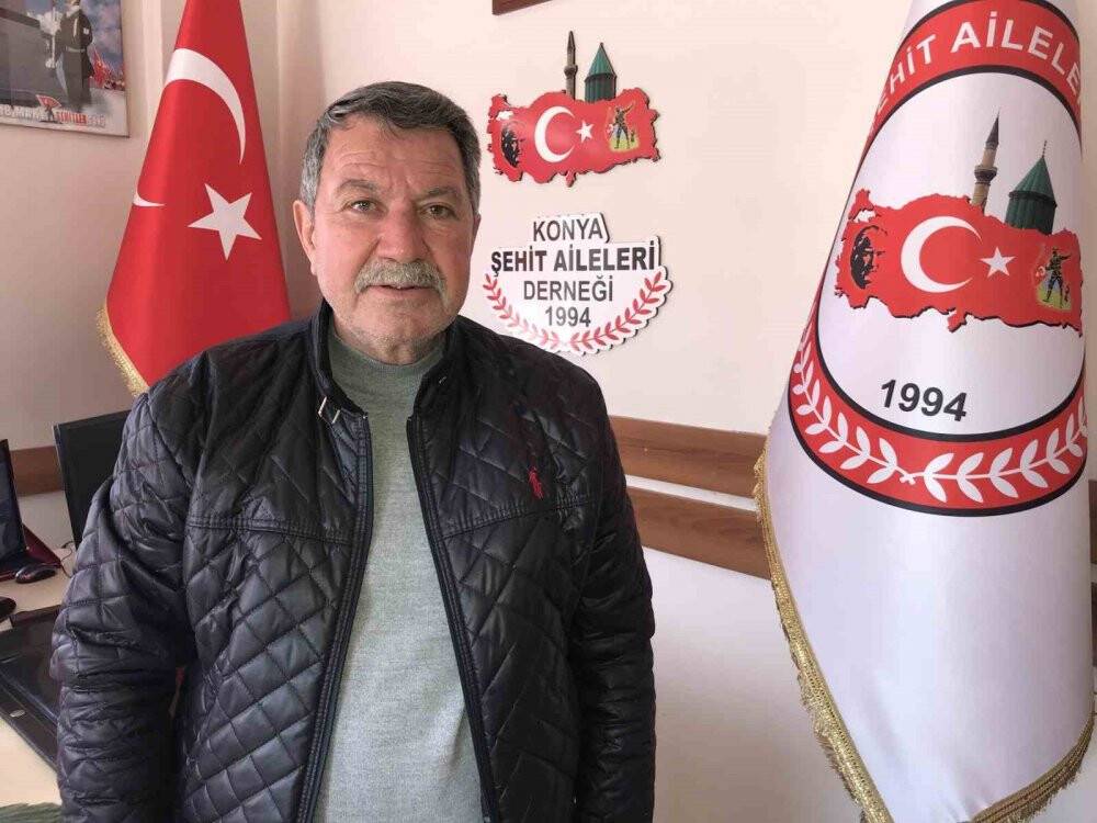 Konya’da şehit ailelerinin depremzede hassasiyeti