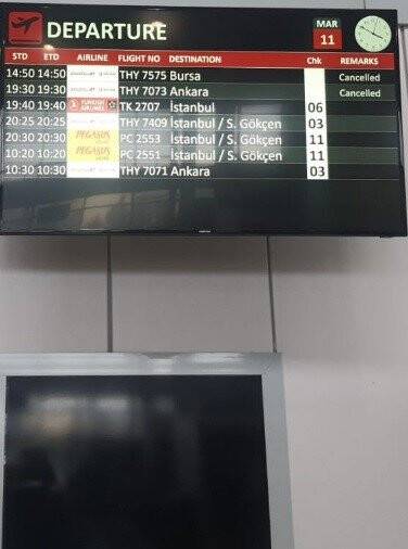 THY uçağı Erzurum'a inişinde büyük tehlike atlattı