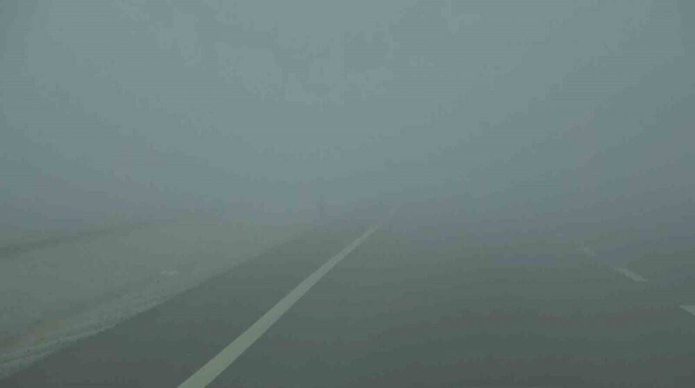 Aksaray-Konya yolunda yoğun sis