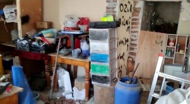 Hırsızlık yaptıkları evin duvarına ‘baba hakkını helal et’ yazdılar